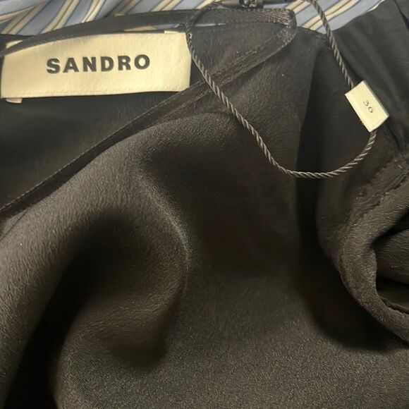 Sandro Falbala cut out dress with rhinestones EU 36 (US size 4)- NWT - Picture 8 of 9